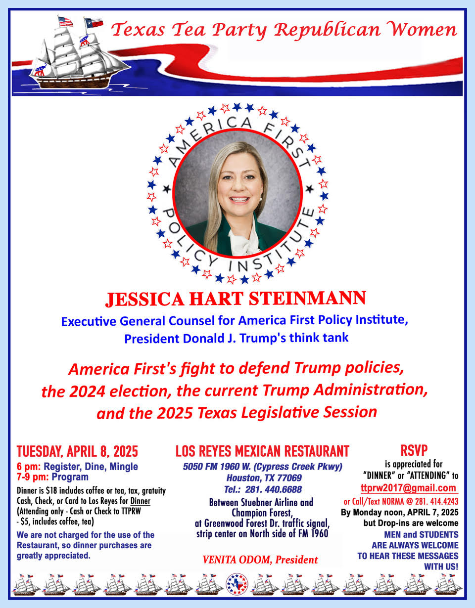Flyer April 2025 Jessica Steinman
