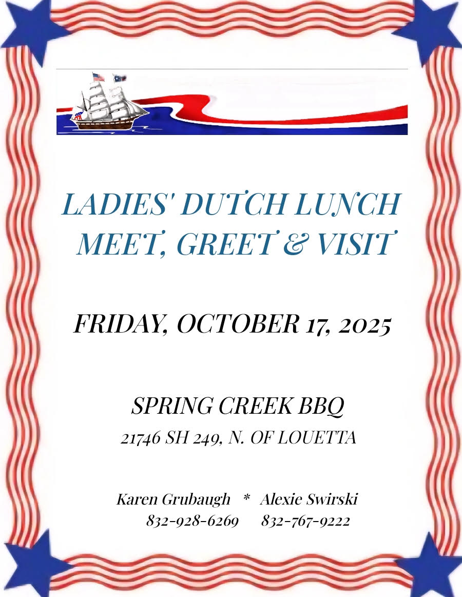 Dutch Lunch Flyer October 2025