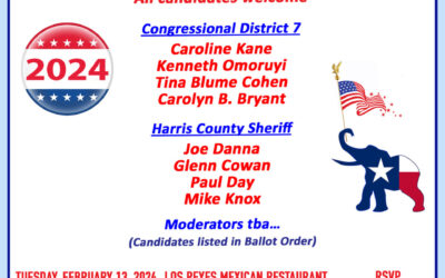 Candidate Forums (HC Sheriffs and US House D7): February 13, 2024