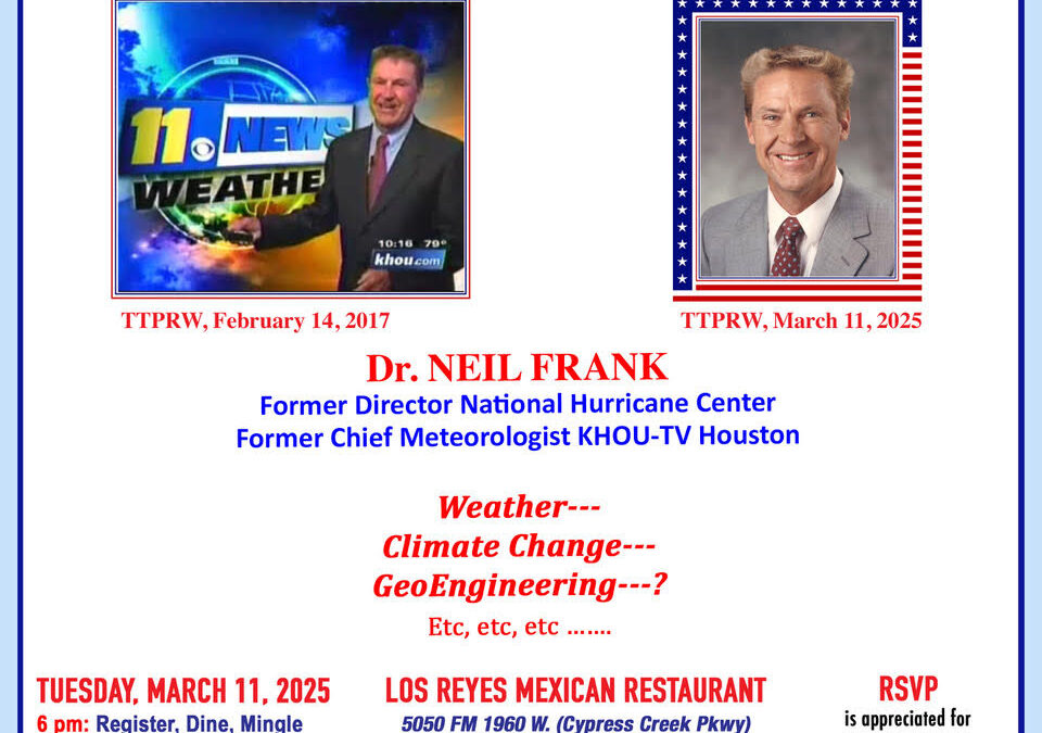 Monthly Meeting: Tuesday March 11, 2025