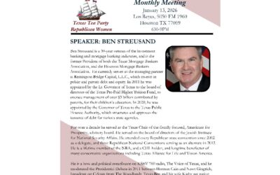 Monthly Meeting: Tuesday, January 13, 2026